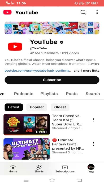 Youtube lite app